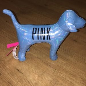 Blue Victoria's Secret pink dog